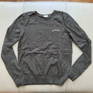GARAGE Grey/Army Green Sweater